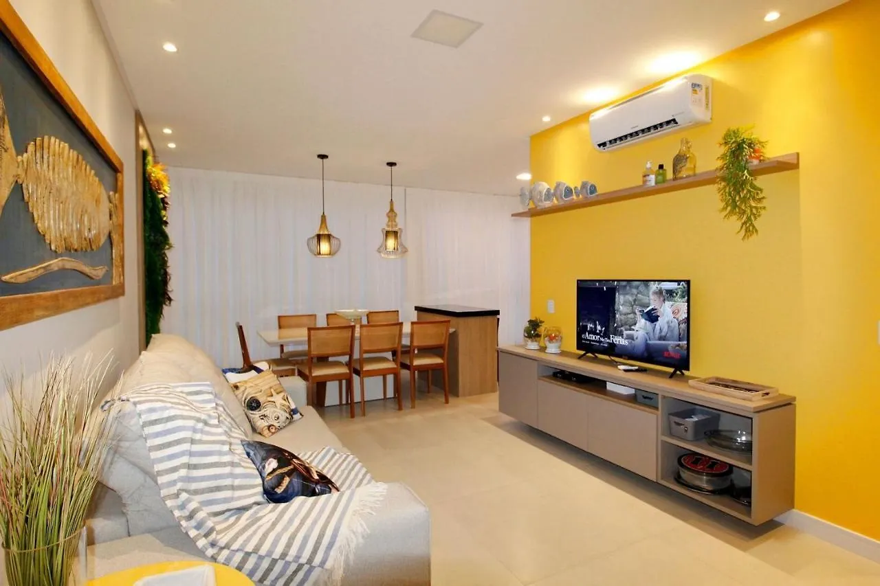 Апартаменты 1090 Finamente Decorado 03 Suites Na Praia De Бомбиньяс